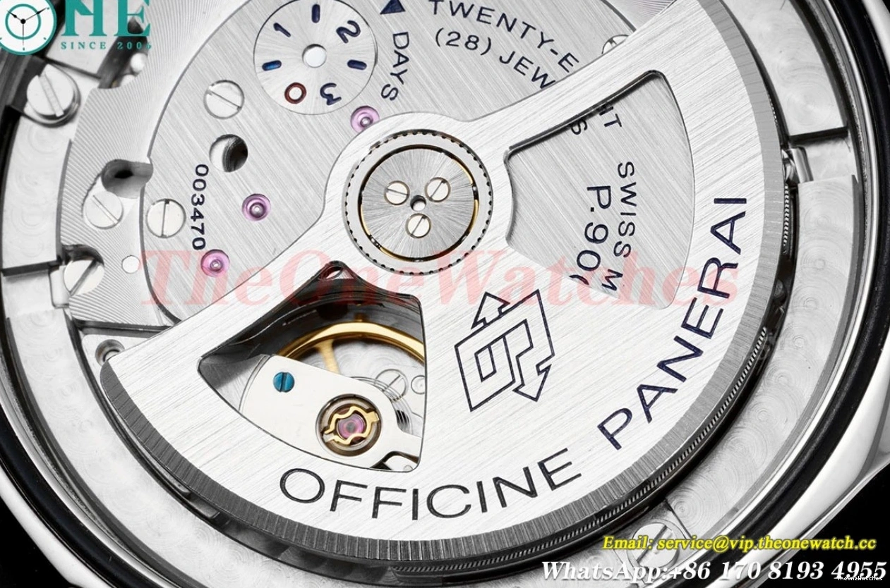 Black Dial LE P9003 VSF Super Clone 44mm Luminor SS PAM531 0325